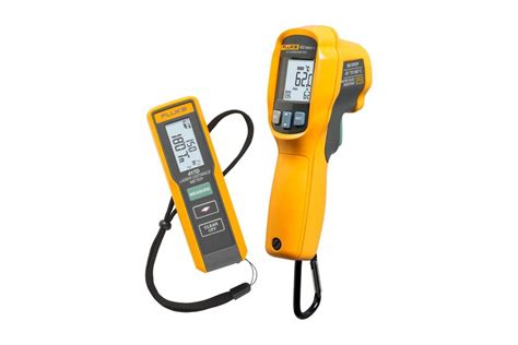 Vacate Heating-distortion Temperature Meter Brand|Fluke 417D Laser Distance Meter / 62 MAX+ IR Thermometer Kit.